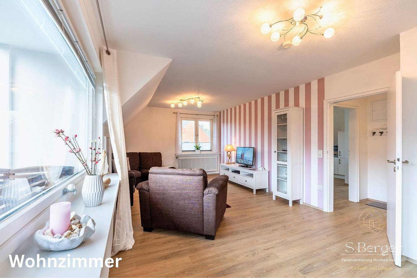 Ganze Wohnung, "Urlaub in der idyllischen Ferienwohnung Brauer auf Föhr: Ihr Traumziel!" in Wyk auf Föhr (Stadt), Wyk auf Föhr