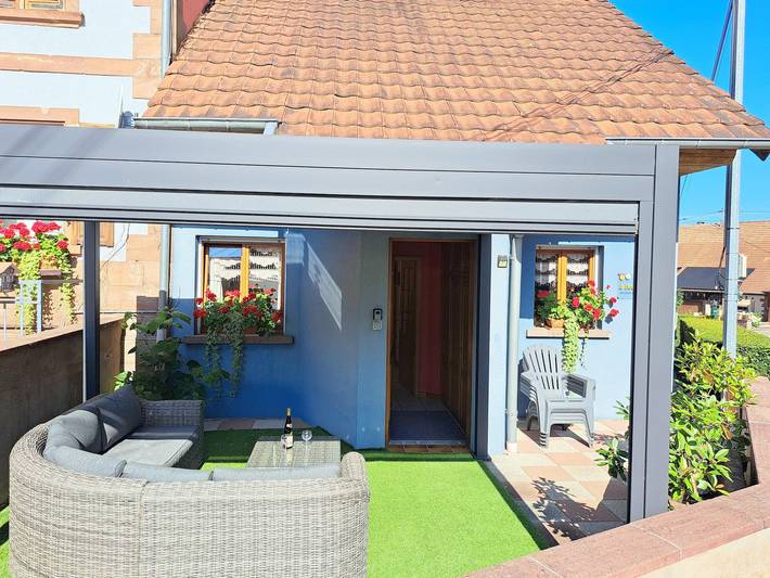 Ferienhaus für 5 Personen, mit Terrasse und Garten im Elsass