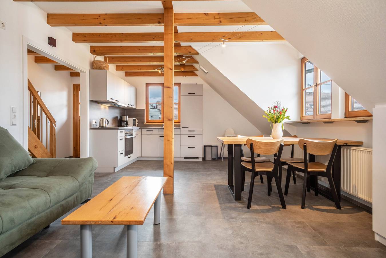 Apartamento entero, Apartamento 'Ferienwohnung Birne' con jardín compartido, balcón y Wi-Fi in Kressbronn am Bodensee - Poppis, Kressbronn