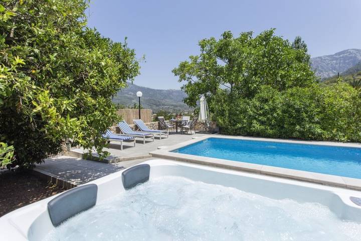 Finca mit Whirlpool für 6 Personen, mit Whirlpool und Garten auf Mallorca Westen