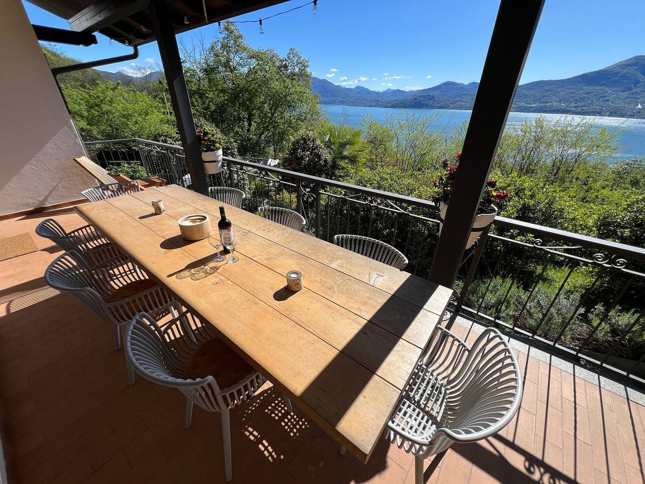 Raggio di Sole Villa with pool and lakeview in Oggebbio Gemeinde, Lago Maggiore (Piemont)