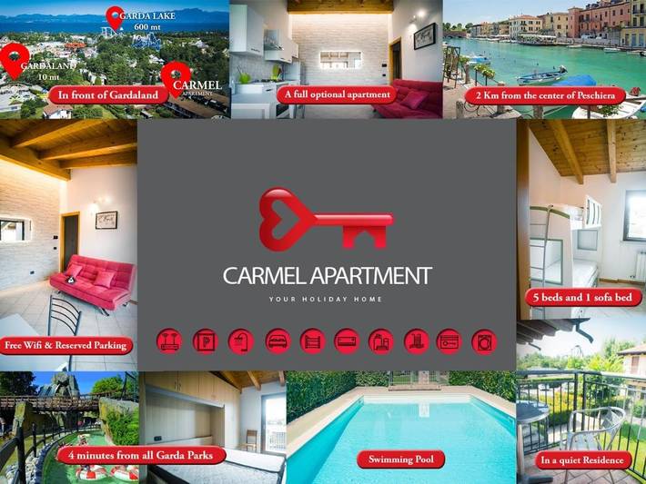 Ferienhaus für 5 Personen, mit Ausblick und Pool sowie Garten, kinderfreundlich am Gardasee - 2