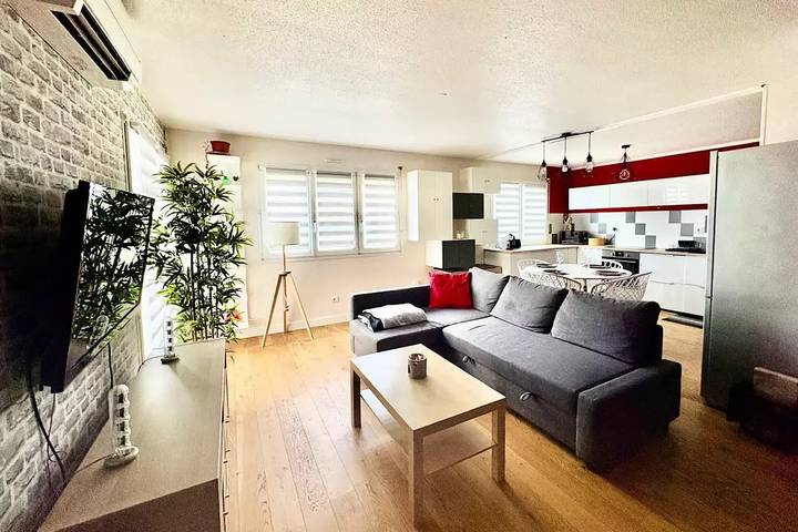 Appartement de vacances pour 4 personnes, avec terrasse, animaux acceptés