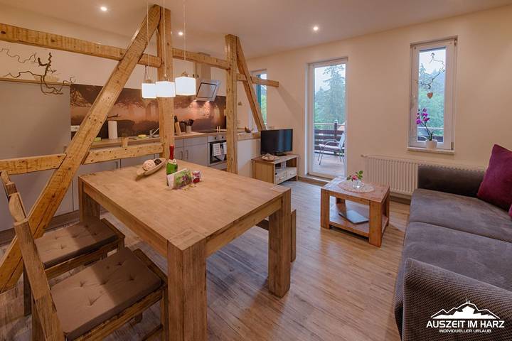 Ferienwohnung für 4 Personen, mit Balkon und Garten in Schierke