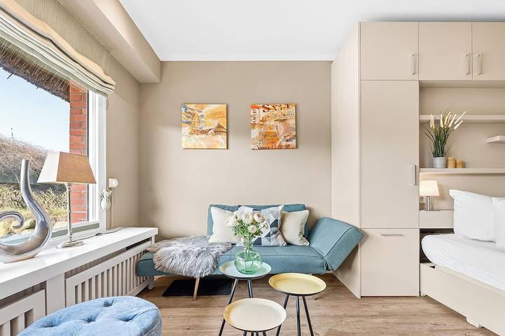 Ganze Wohnung, Charmante Ferienwohnung im Haus Kampbarg in Kampen mit Terrasse und Meerblick in Nordfriesische Inseln (Schleswig-Holstein) (Schleswig-Holstein), Kampen (Sylt)