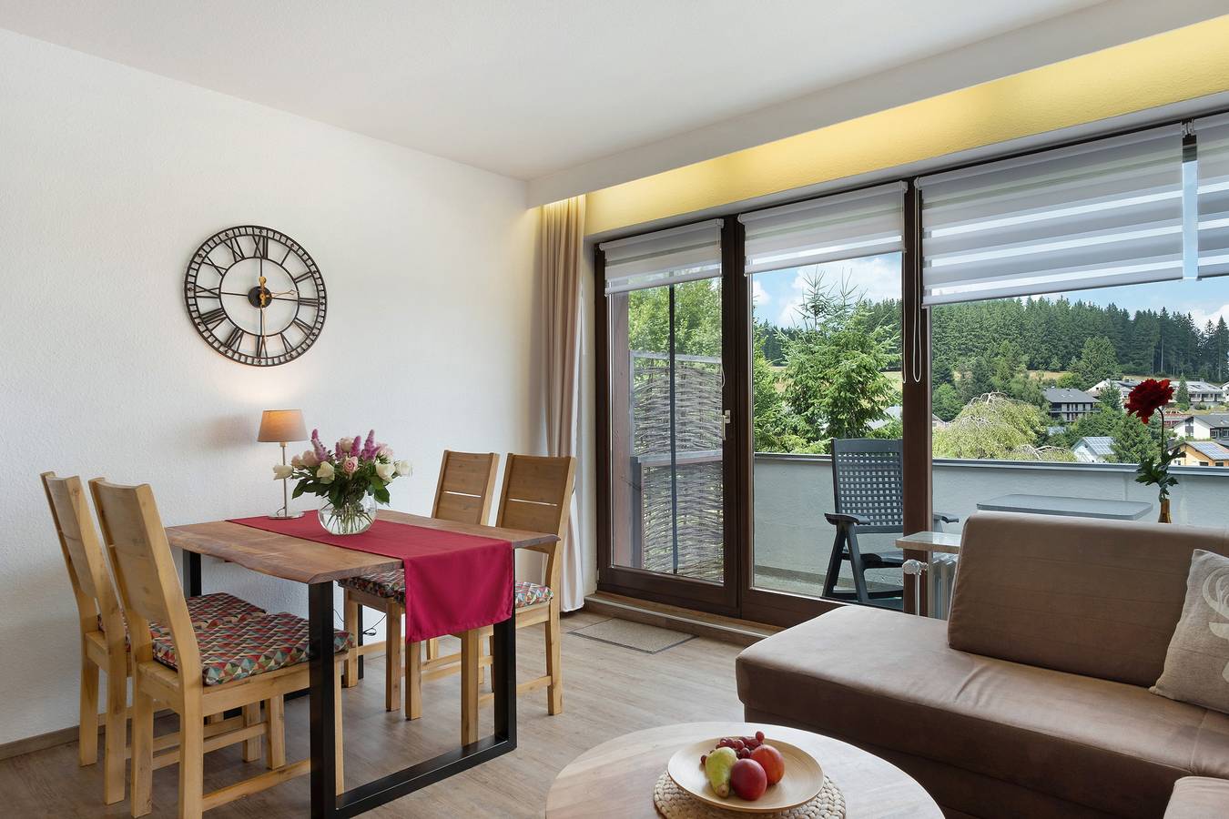 Ganze Wohnung, Ferienwohnung '5 Eichhörnchen' mit Privatterrasse, Balkon und Wi-Fi in Schönwald im Schwarzwald, Südschwarzwald