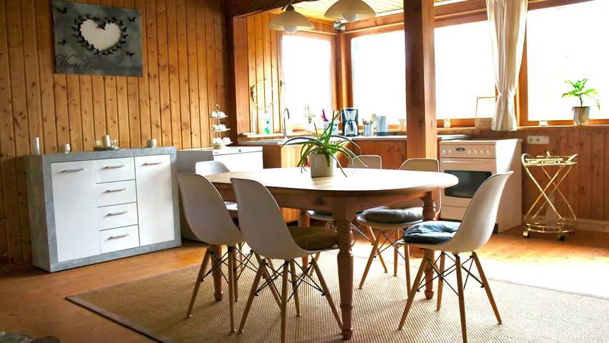 Ferienwohnung für 6 Personen, mit Garten