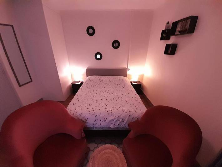 Chambre d’hôte pour 2 personnes, avec vue