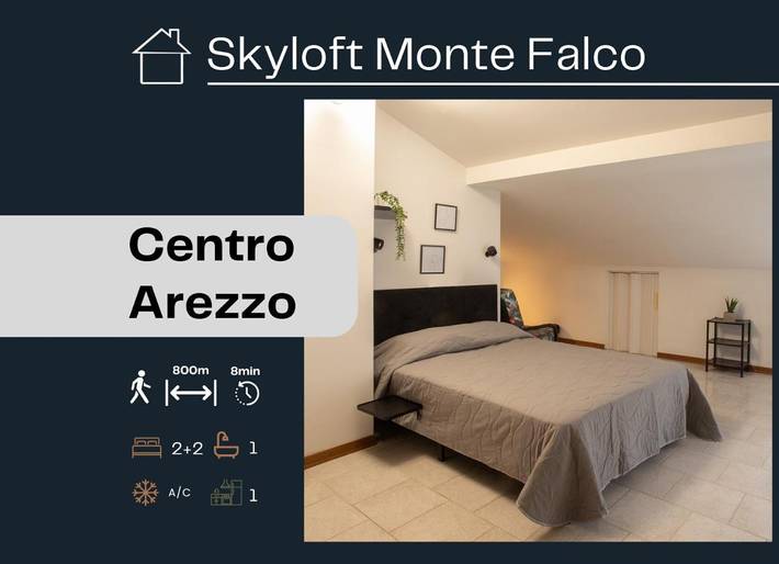 Loft per 2 persone, con panorama ad Arezzo