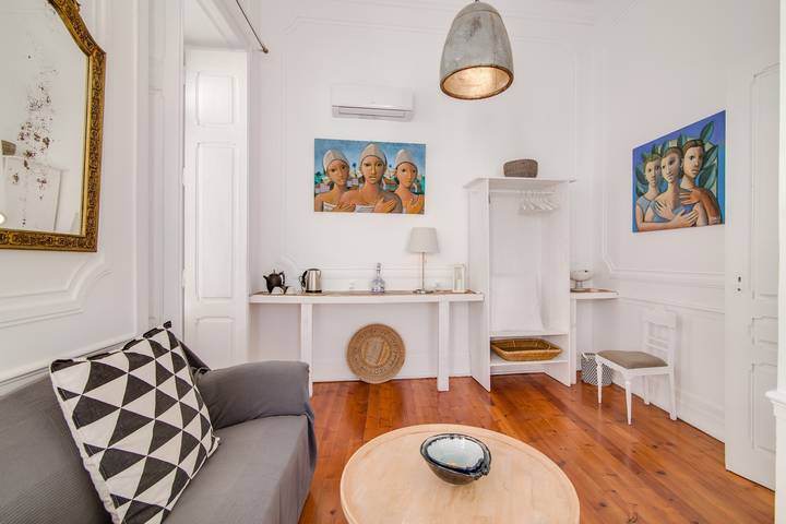 Bellissima casa vacanze "Casarão Al", centrale, con Wi-Fi e terrazze, parcheggio in strada disponibile in Olhão, Parque Natural da Ria Formosa