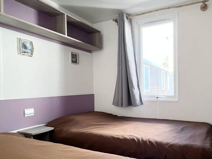 Camping Méditerranée Plage - Mobilheim 4 personen - Loggia - 25m² - 2 Schlafzimmer - klimatisiert in Portiragnes Plage, Vias
