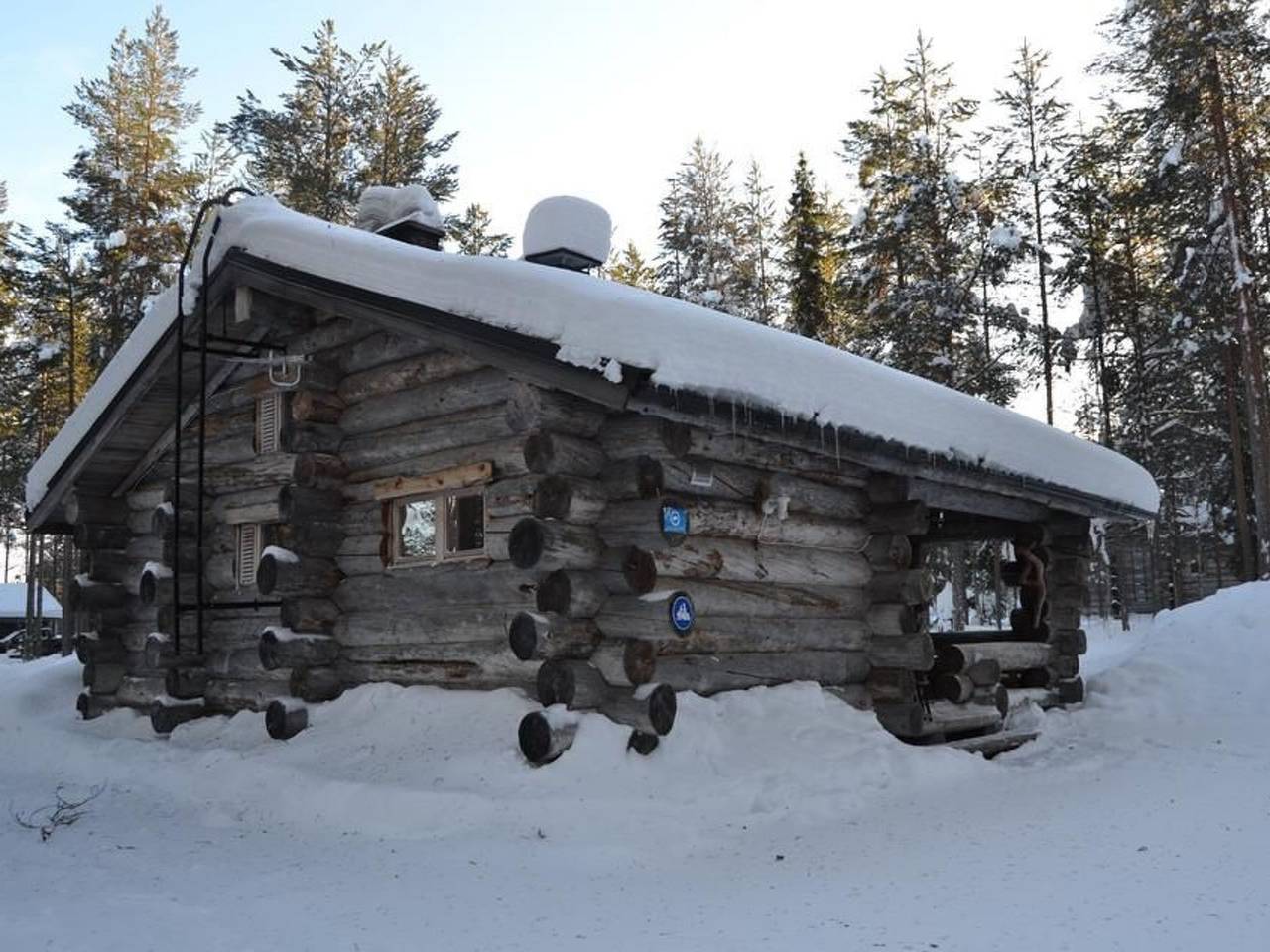 In Kemijärvi, Vuostimo Dorf in Laponie