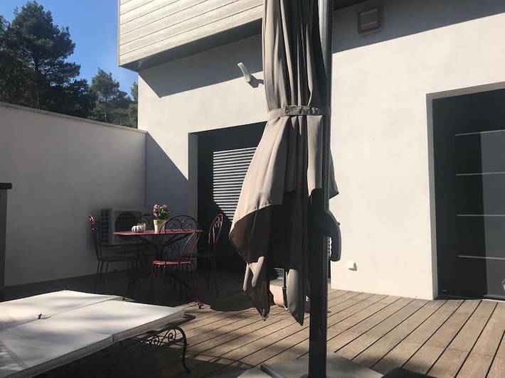 Villa pour 2 personnes, avec vue et jardin