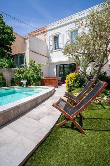 Villa pour 7 personnes, avec jardin et piscine à Marseille