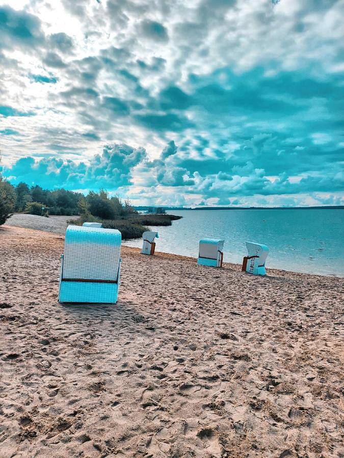 Ferienhaus für 6 Personen, mit Ausblick und Terrasse sowie Seeblick und Sauna, kinderfreundlich in Elsterheide - 3
