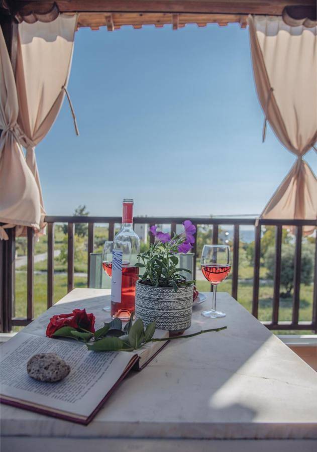 Ferienhaus für 8 Personen, mit Balkon und Terrasse sowie Garten und Ausblick