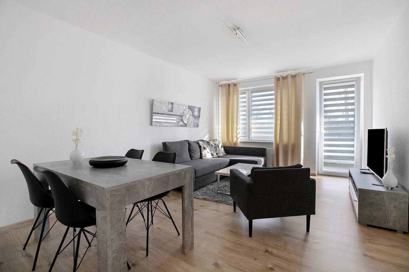 Apartamento entero, Apartamento 'Vicky' con terraza privada, balcón y Wi-Fi in Flensburgo, Fiordo de Flensburg