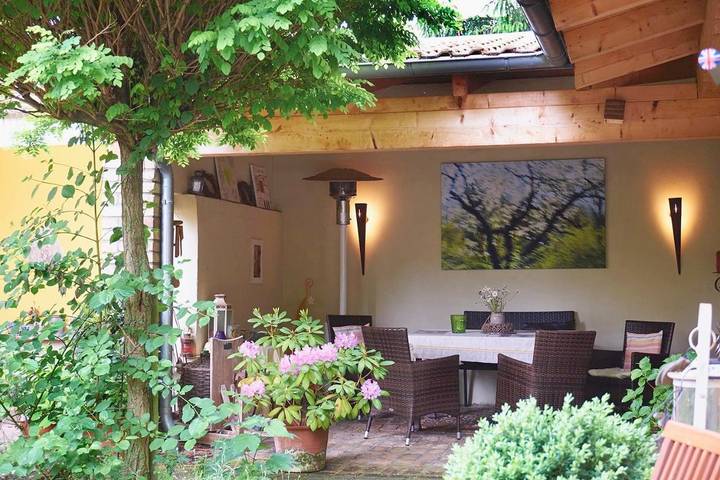 Ferienwohnung für 2 Personen, mit Terrasse und Garten sowie Ausblick in Flonheim - 3