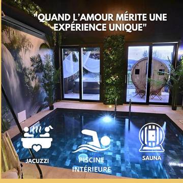 Gîte pour 2 personnes, avec sauna et piscine ainsi que terrasse et vue dans Territoire de Belfort