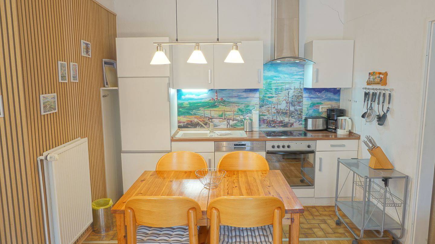 Ganze Wohnung, Komfortable Ferienwohnung mit Terrasse und Familienausstattung in Garding in Garding, Eiderstedt