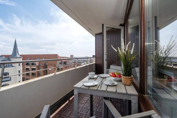 Ganze Wohnung, Modernes 1-Zimmer App., strandnah, Balkon, WLAN. Haustiere erlaubt. in Westerland, Sylt (Gemeinde)