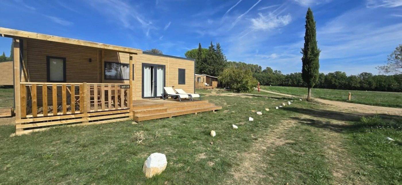 Zecamping 3* piscine mobil-home clim 35m2 6 pers in Saint-Laurent-du-Verdon, Parc naturel régional du Verdon