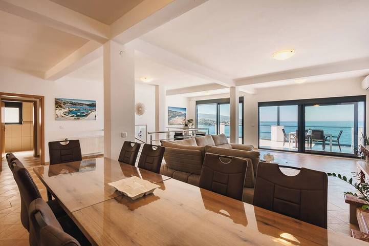 Orange villa - 7-bedroom seafront villa in Dobra Voda, Montenegro Coast