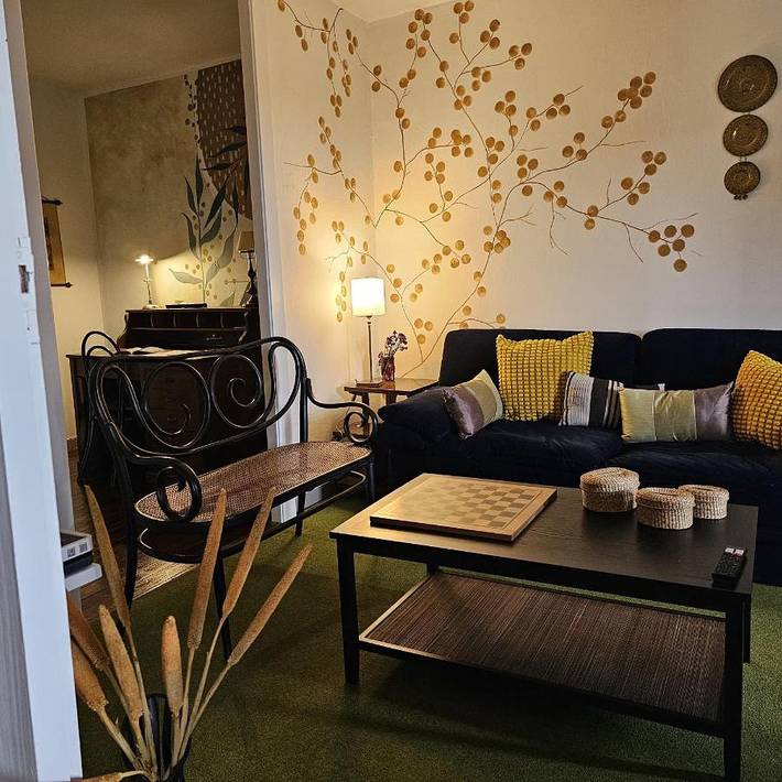 Apartamento para 4 personas, con Terraza además de Jardín y Vistas en Melide