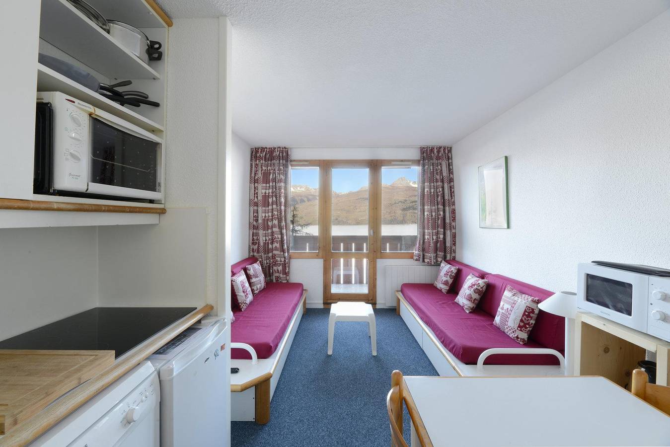 Ganze Wohnung, La Résidence le Sextant - 2-Zimmer-Holzhütte für 6 Personen (Sxt109) in La Plagne, Bellentre