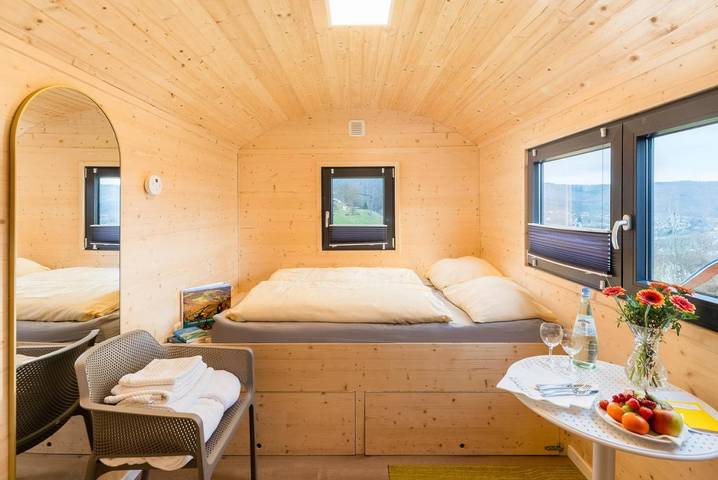 Location de vacances pour 2 personnes, avec vue et sauna ainsi que piscine et jardin, animaux acceptés à Bollendorf - 4