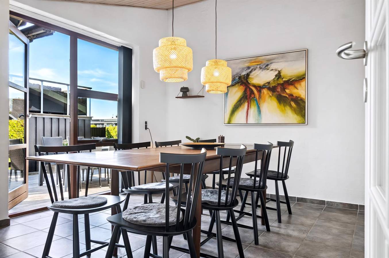 Pet friendly home in Rønde with house sea view in Følle Strand, Süddjursland