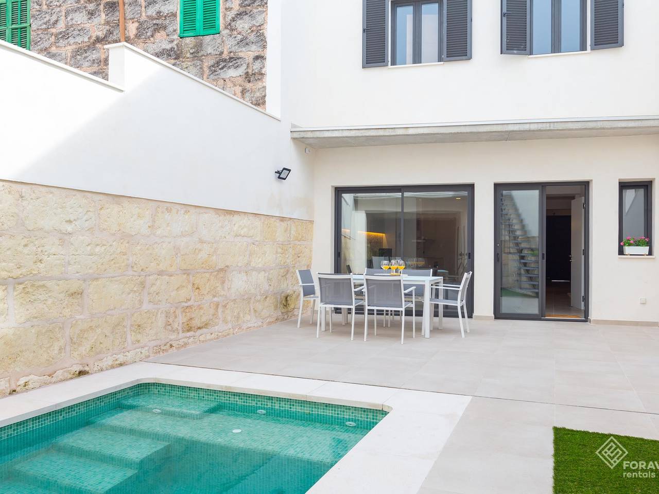 Ca Na Foc - Preciosa casa de pueblo con terraza y piscina privada in Sa Pobla, Mallorca Norte