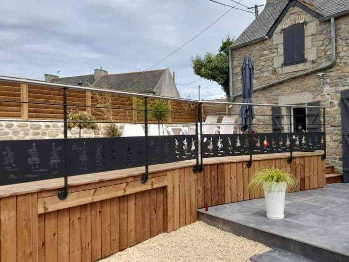 Maison de vacances pour 5 personnes, avec Terrasse et Jardin