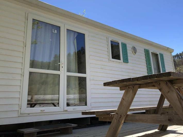 Camping La Bernede  - Mobilheim 6 personen - Large in Rennes-les-Bains, Regionaler Naturpark Corbières-Fenouillèdes