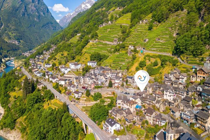 Chalet für 3 Personen, mit Balkon, mit Haustier im Ticino - 3