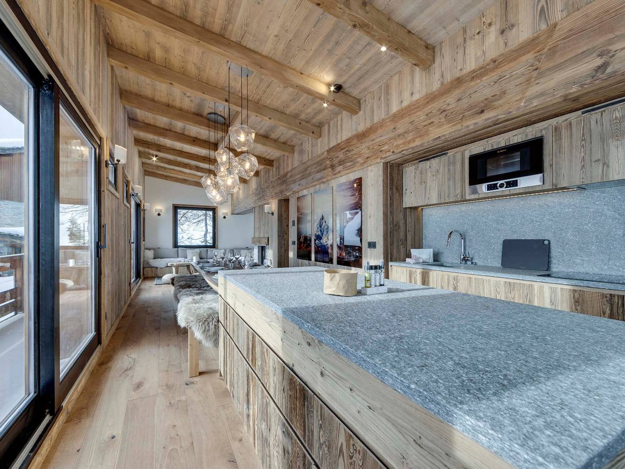 Geheel appartement, Luxurious Mountain Penthouse – 4 Bedrooms, Parking, Wi-Fi in Tignes, Massif de la Vanoise