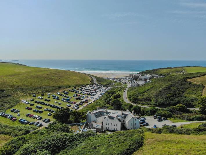 Holiday apartment for 4 people, with Balcony and View in Watergate Bay