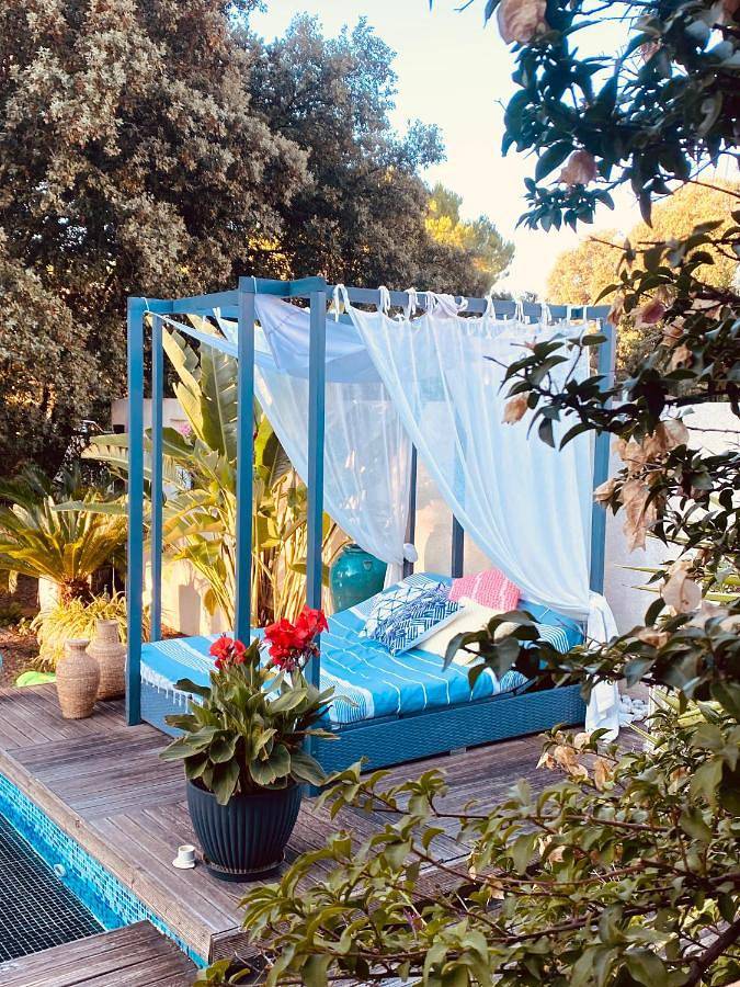 Gîte pour 2 personnes, avec piscine ainsi que jardin et terrasse à Nages-et-Solorgues - 3