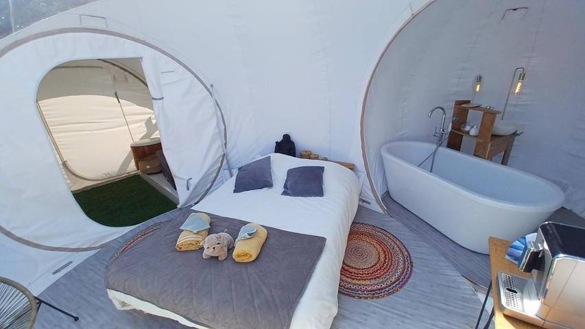 Tente pour 2 personnes, avec jardin et vue dans Département Nord - 4