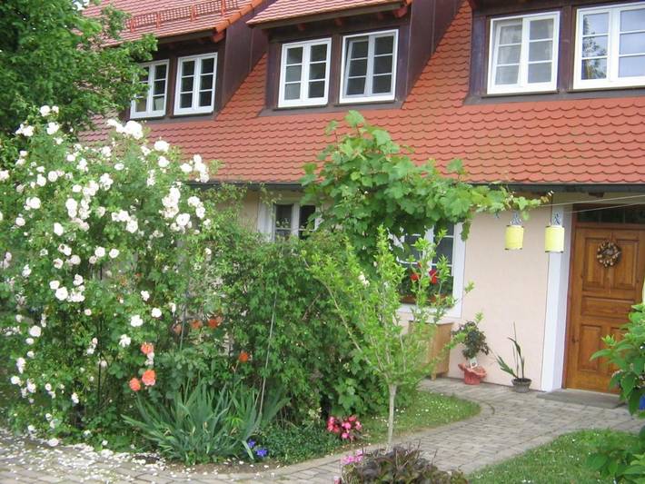 Ferienhaus für 6 Personen, mit Terrasse und Garten sowie Pool und Ausblick in Hiltpoltstein