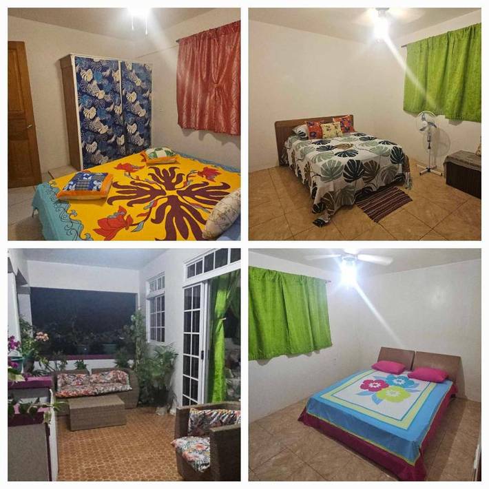 Gîte pour 4 personnes, avec jardin ainsi que vue et balcon dans Maupiti - 3