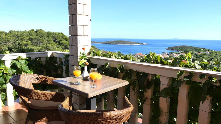 Ferienwohnung für 2 Personen, mit Balkon/Terrasse