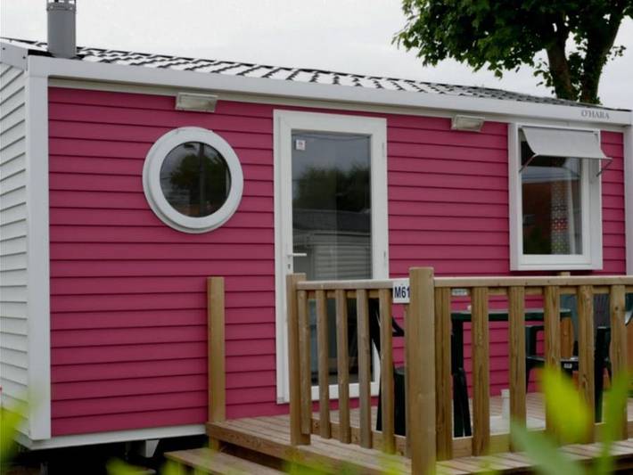 Camping Paradis Le Royon - Mobilhome 2 personnes - Mobil - Duo confort in Fort-Mahon-Plage, Région d'Abbeville