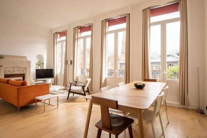 Appartement de vacances pour 6 personnes, avec balcon et vue à Lille