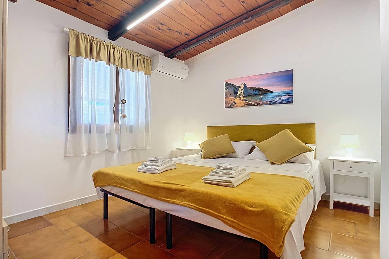 Ganze Wohnung, Appartement 'La Mignola - Bilo 2 - Duplicato' mit Gemeinschaftsgarten, Wlan und Klimaanlage in Vieste, Gargano