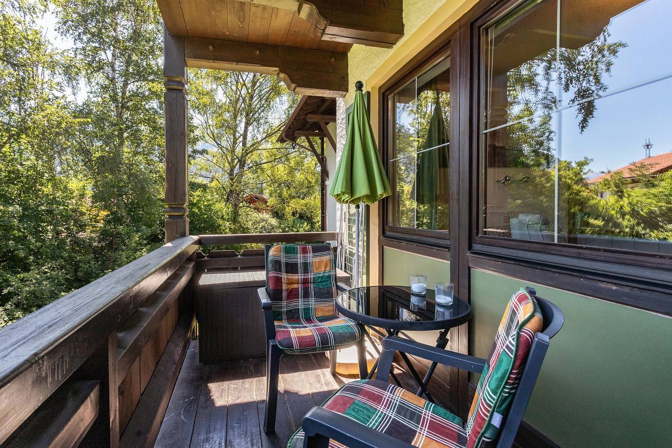 Entire studio, Studio Bergblick with Mountain View, Balcony & Wi-Fi in Inzell, Bavarian Alps