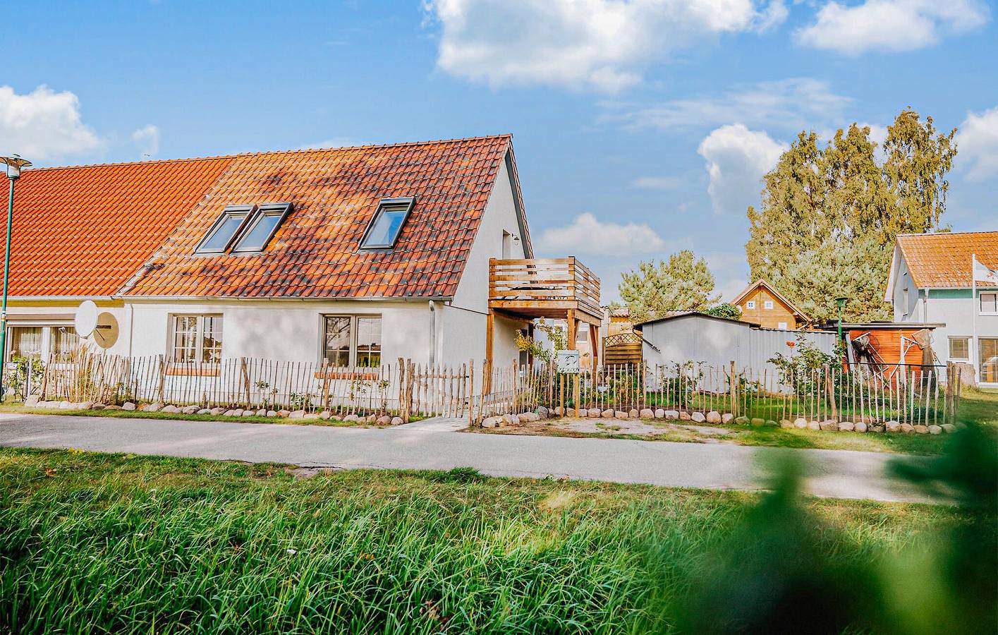 Rückzugsort am Strand mit Terrasse, Parkplatz und WiFi in Altwarp, Vorpommern Greifswald