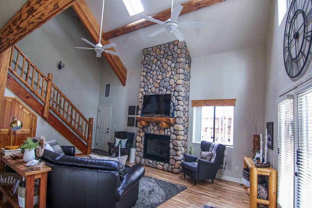 Log Cabin Luxury Retreat mit Whirlpool für einen romantischen Kurzurlaub oder einen Kurzurlaub mit der Familie in Navajo County