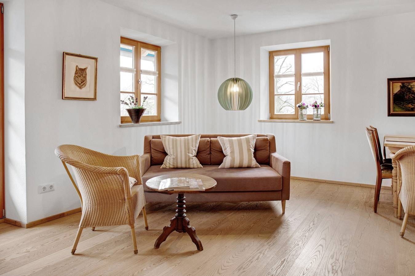 Appartement entier, Charmant appartement "Ferienwohnung Eiche" avec vue sur la montagne, Wi-Fi in Bad Tölz, Tölzer Land