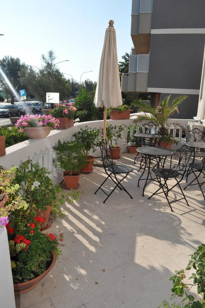 B&B für 3 Personen, mit Balkon und Terrasse sowie Garten und Ausblick in Pescara